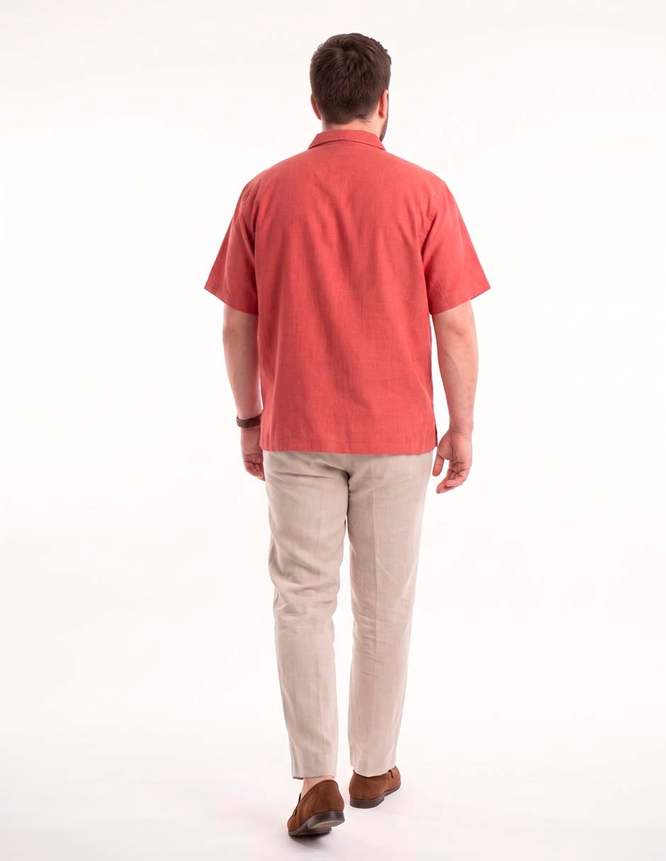 Guayabera manga corta para hombre 5