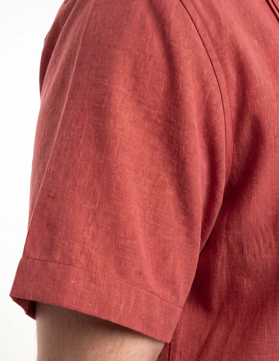 Guayabera manga corta para hombre