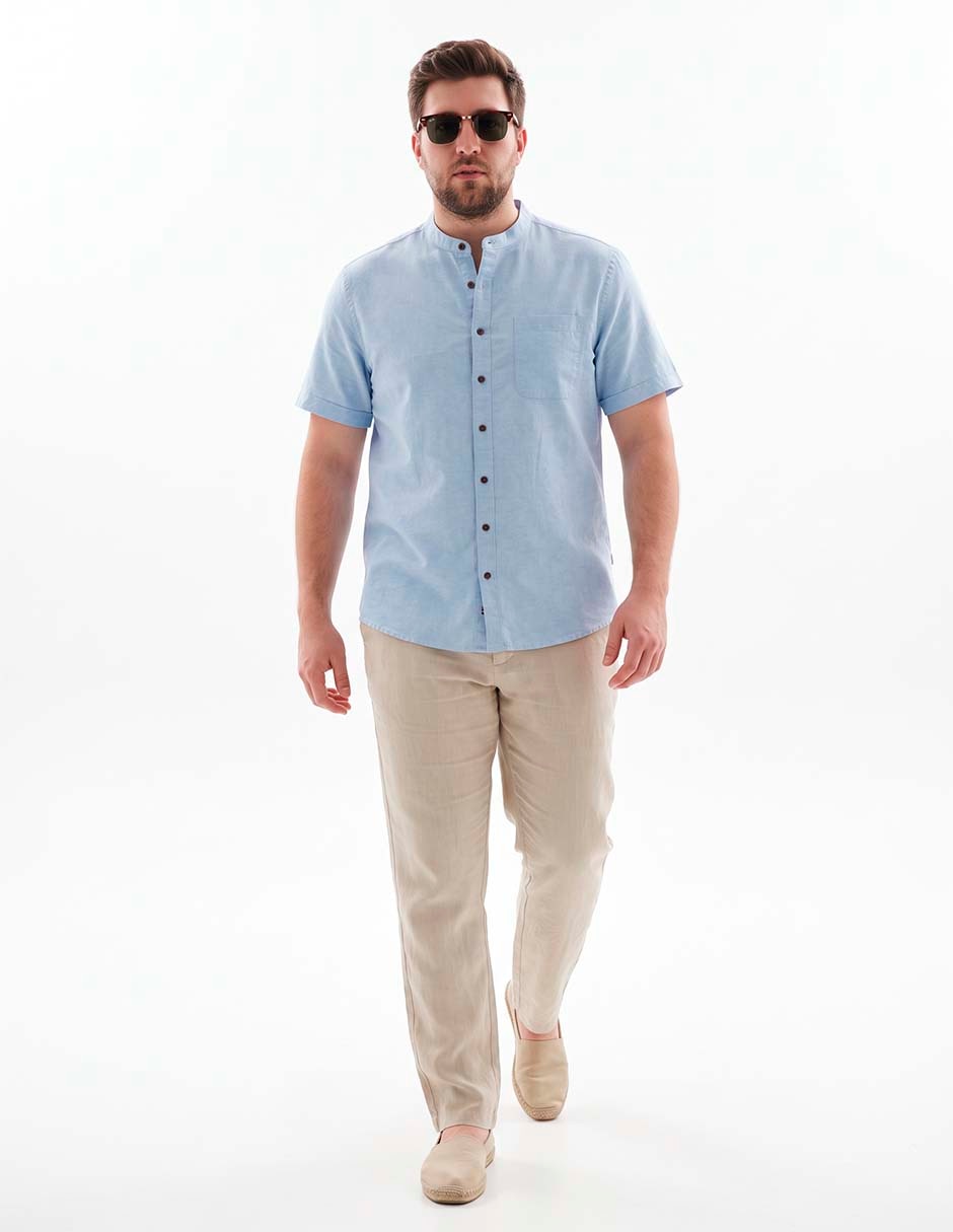 Camisa casual manga corta para hombre 3