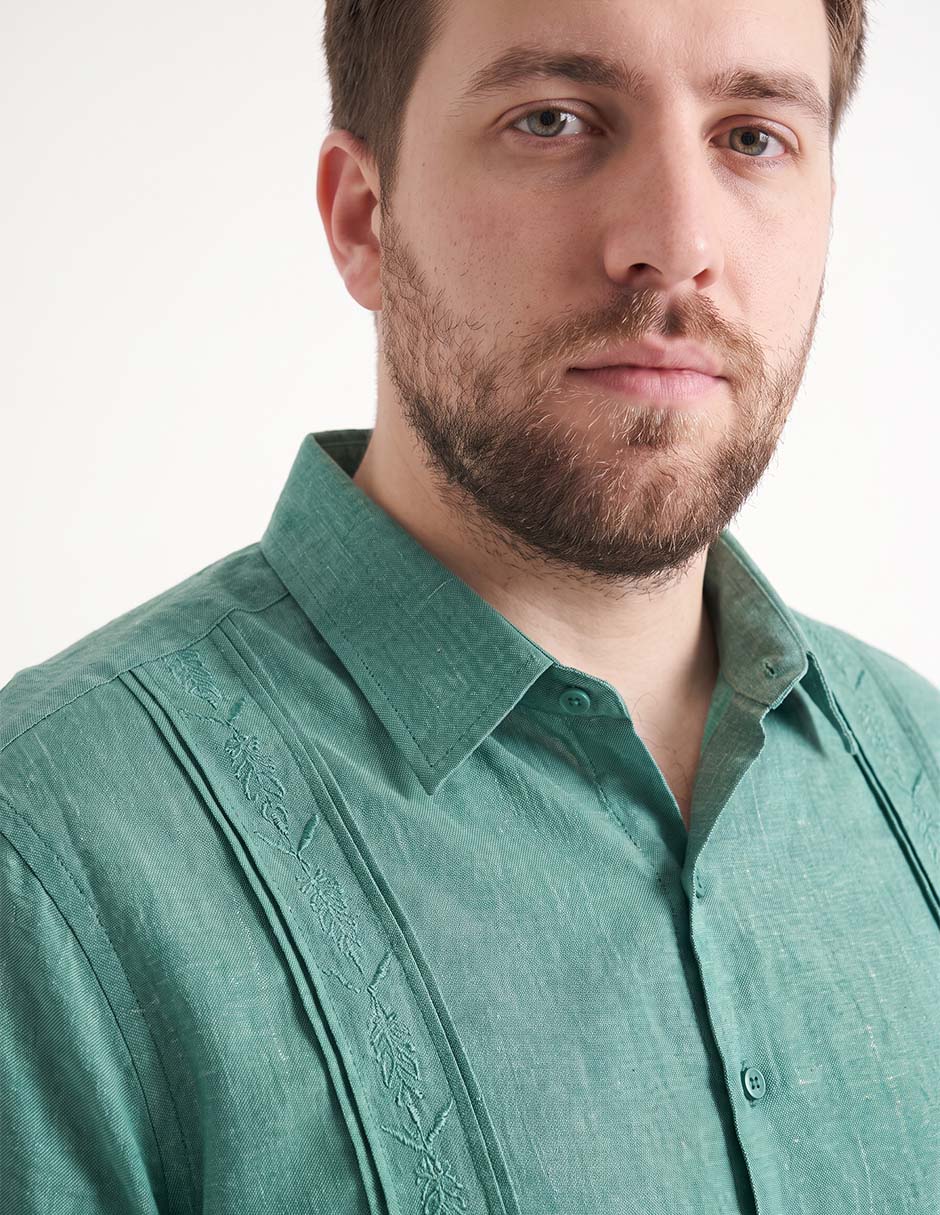 Guayabera manga corta para hombre 2