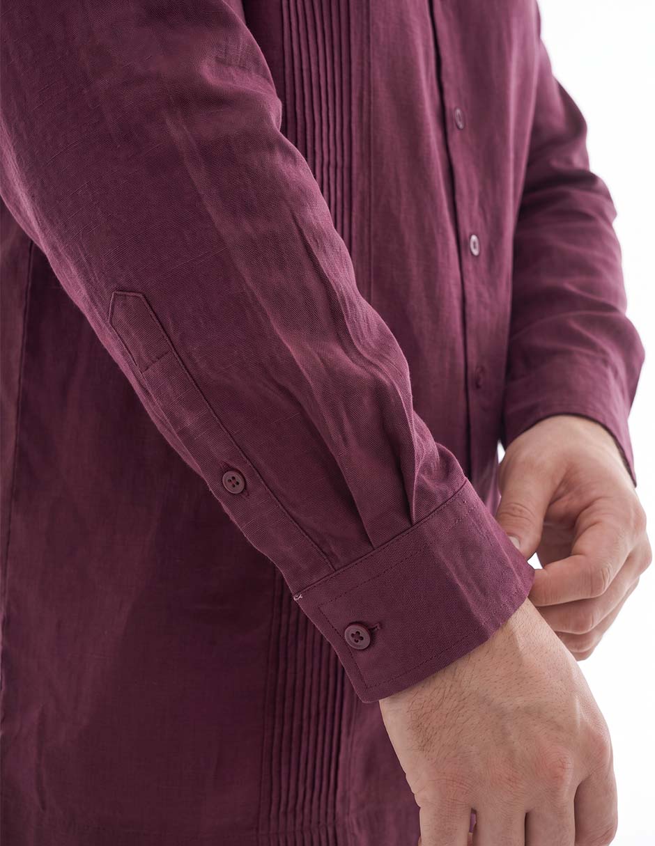 Guayabera manga corta para hombre 3