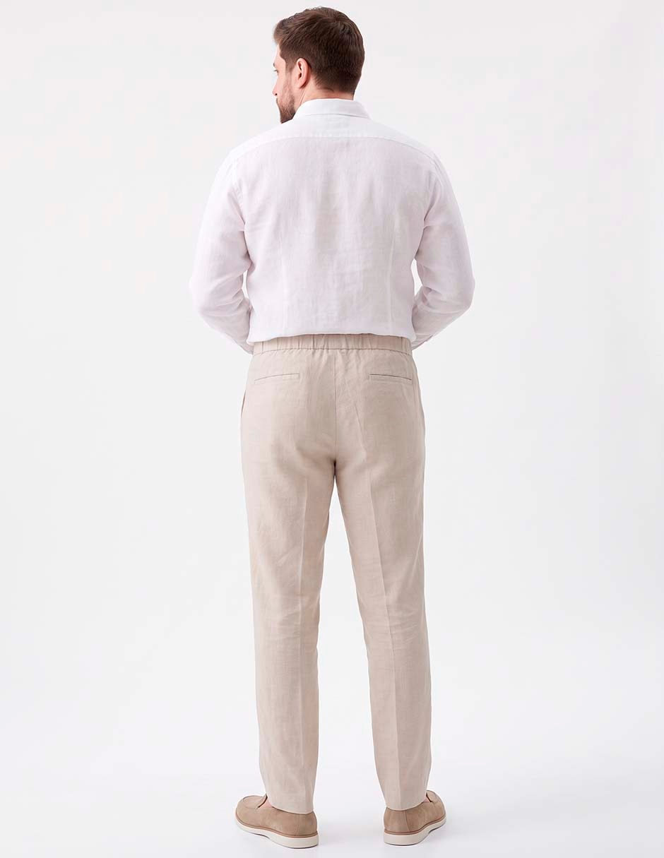 Pantalón casual regular para hombre 4
