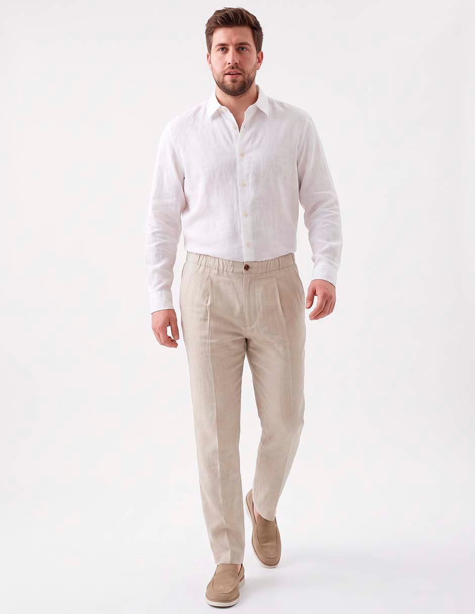 Pantalón casual regular para hombre 3