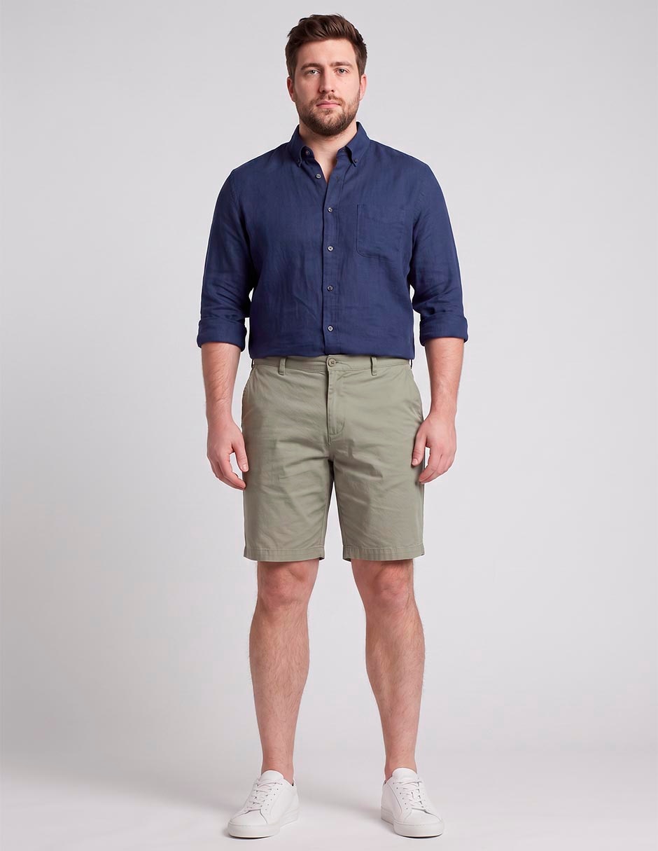 Bermuda de algodón para hombre