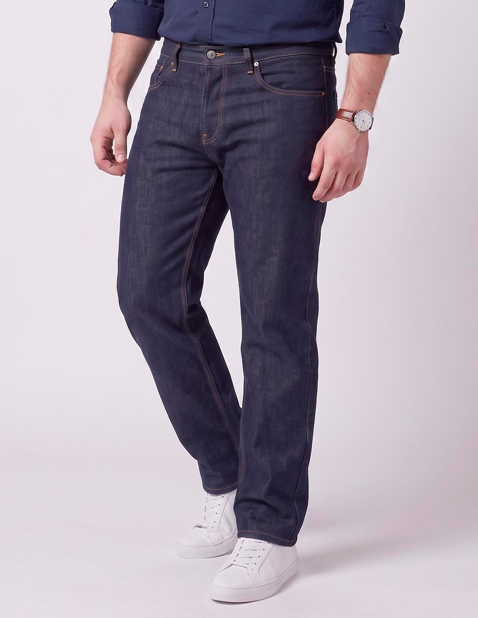 Jeans straight lavado stone wash para hombre Jeans straight lavado stone wash para hombre