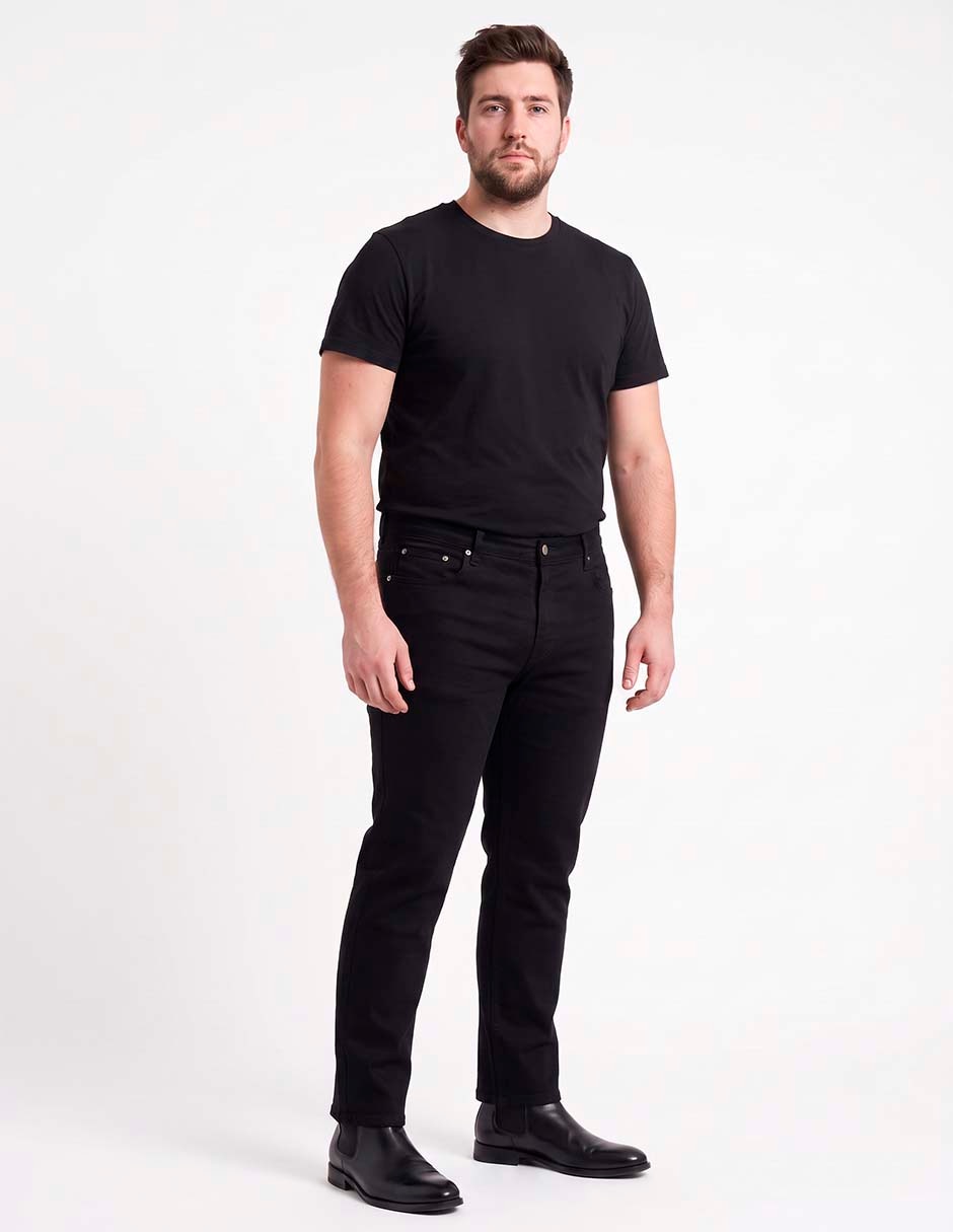 Jeans regular regular 08-1004-a819 lavado medio para hombre Jeans regular regular 08-1004-a819 lavado medio para hombre