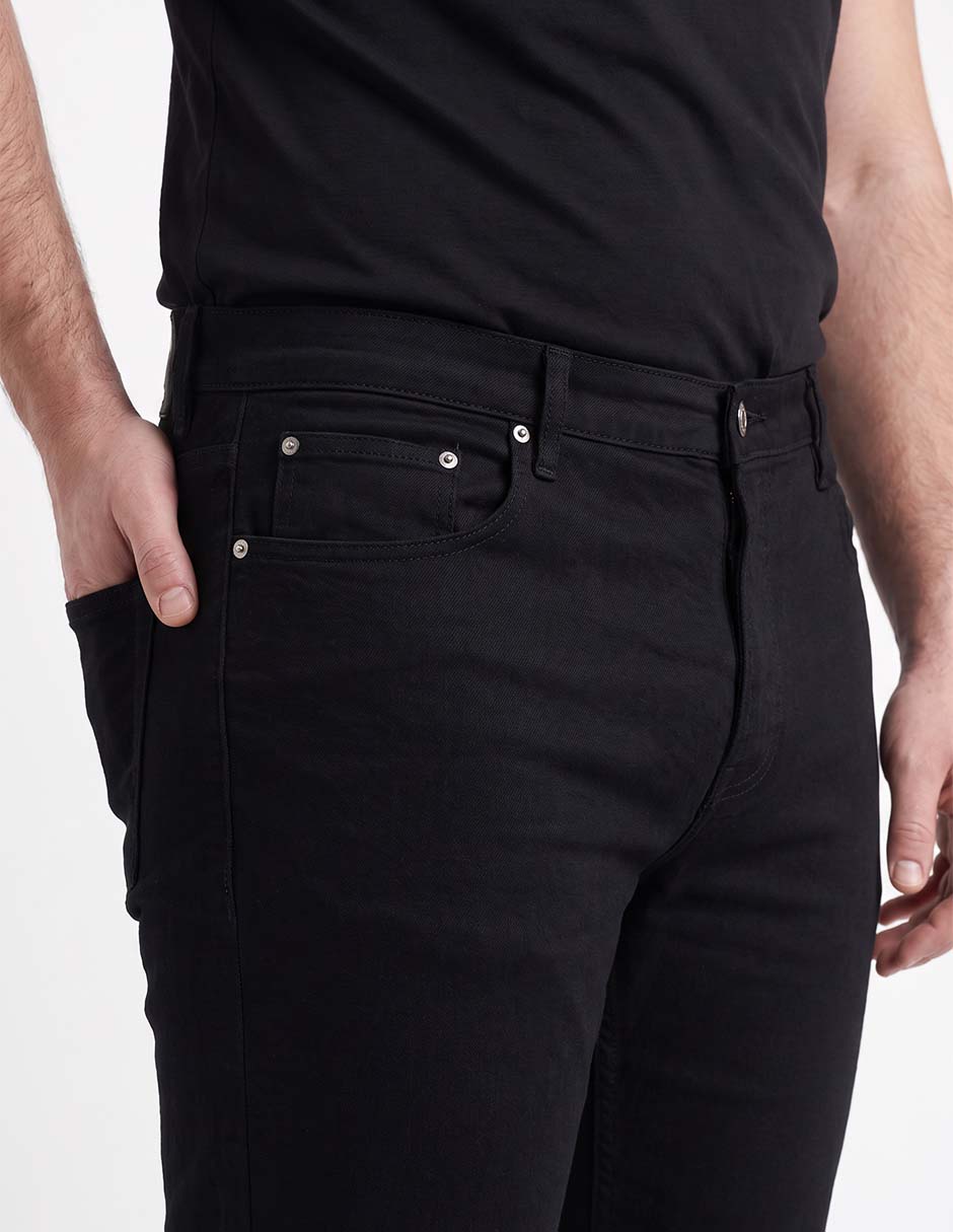 Jeans regular regular 08-1004-a819 lavado medio para hombre 3