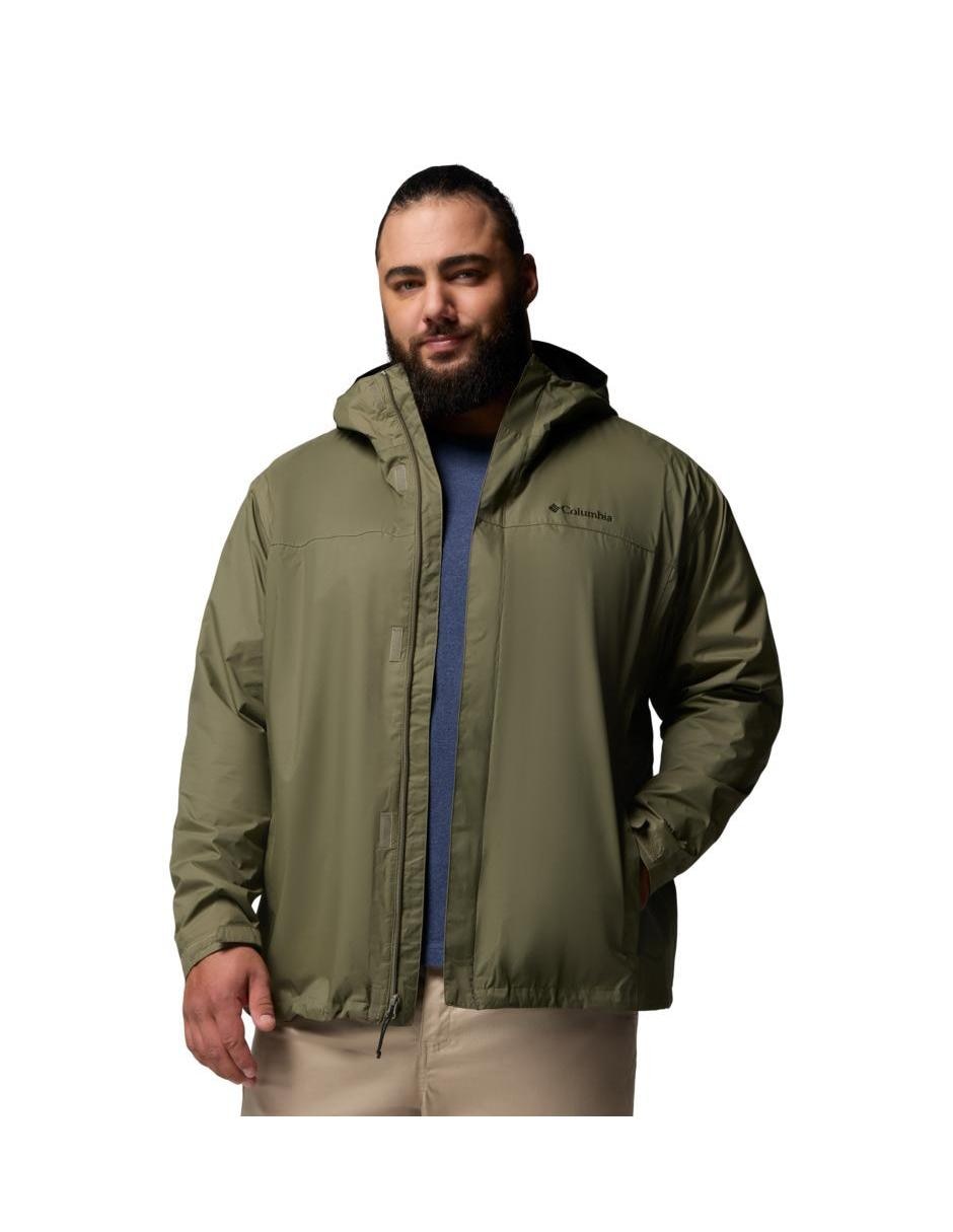 Chamarra rompevientos impermeable con capucha para hombre 5
