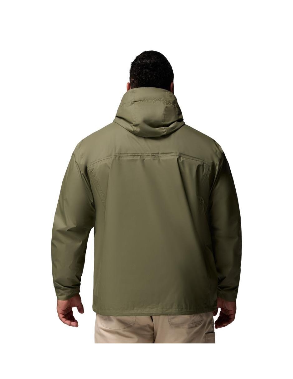Chamarra rompevientos impermeable con capucha para hombre 4