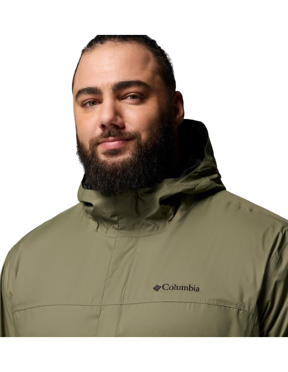 Chamarra rompevientos impermeable con capucha para hombre 2