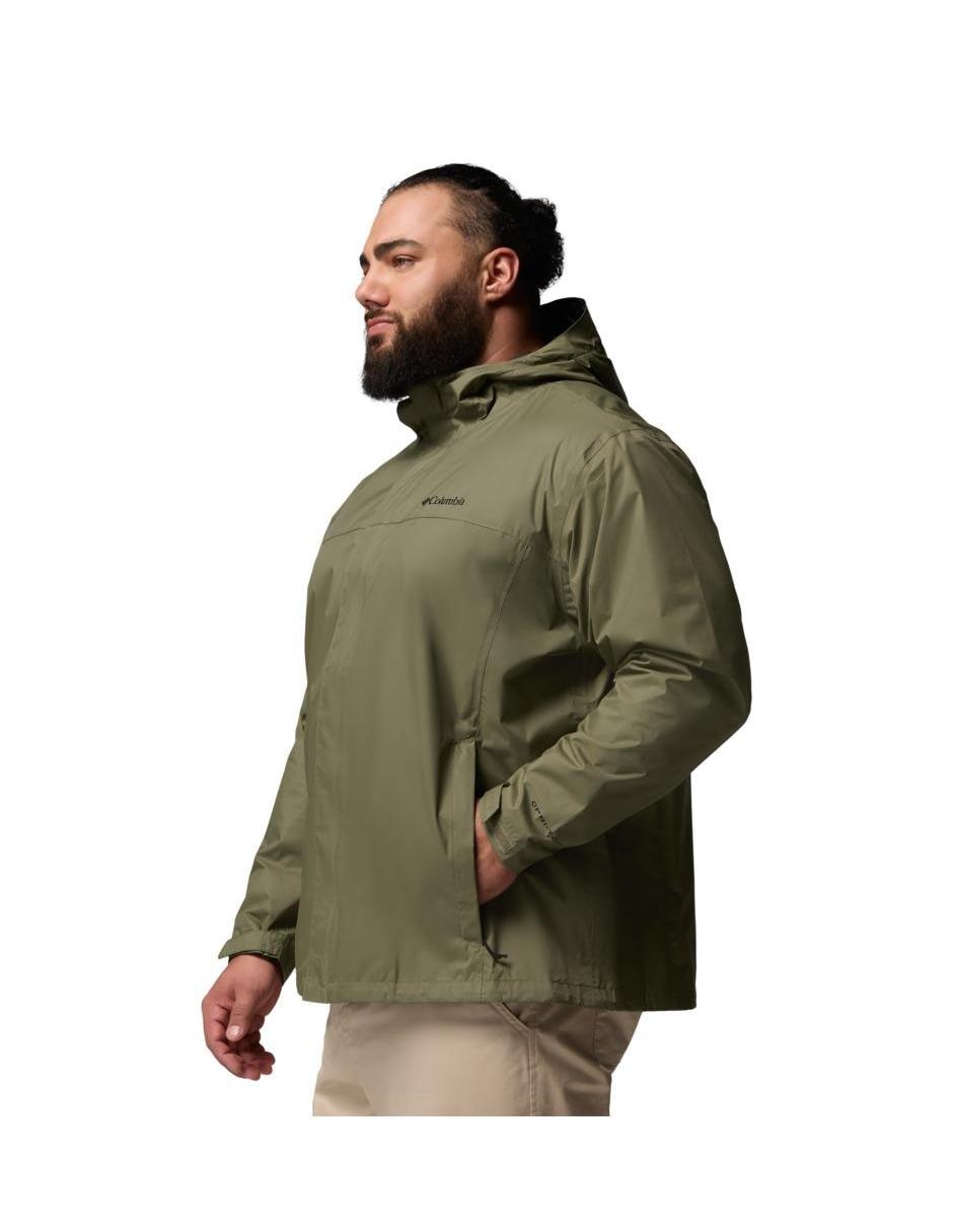Chamarra rompevientos impermeable con capucha para hombre 3