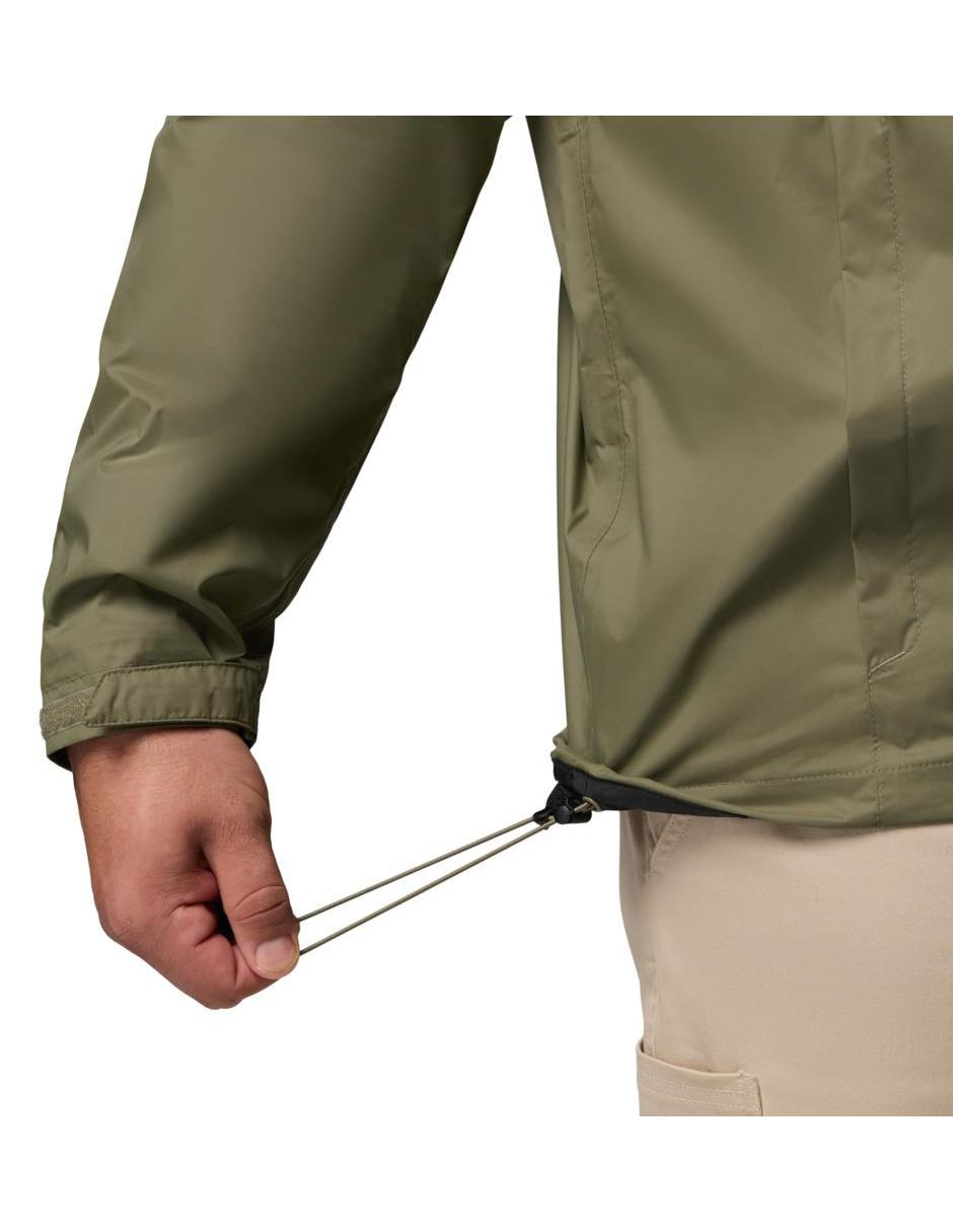 Chamarra rompevientos impermeable con capucha para hombre 6