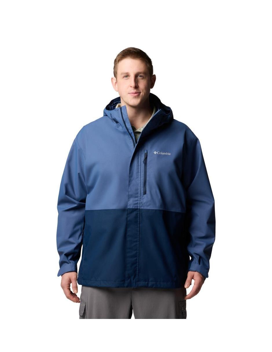 Chamarra casual Hikebound impermeable con capucha para hombre
