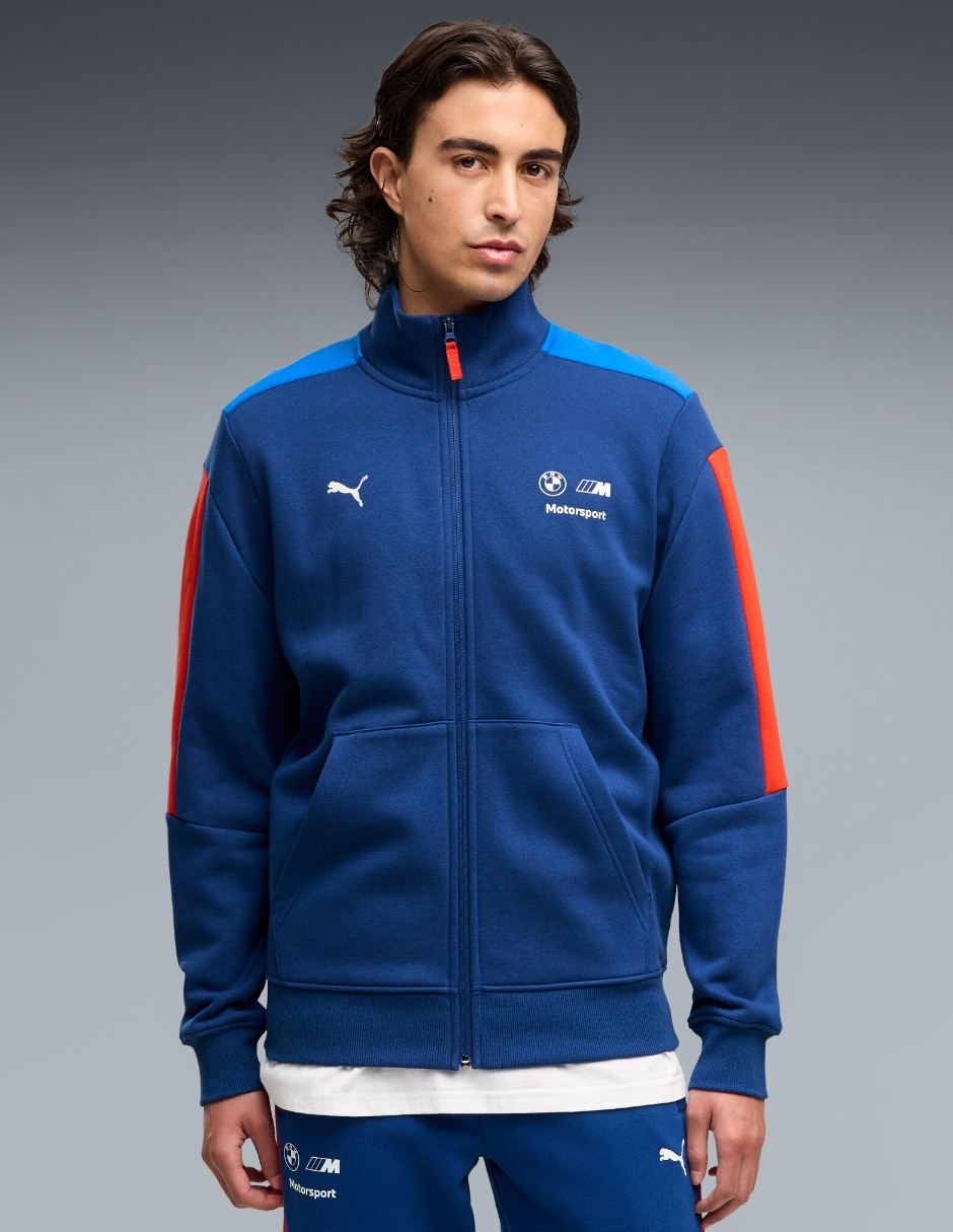 Chamarra casual Bmw Mms Mt7 con bolsillos para hombre
