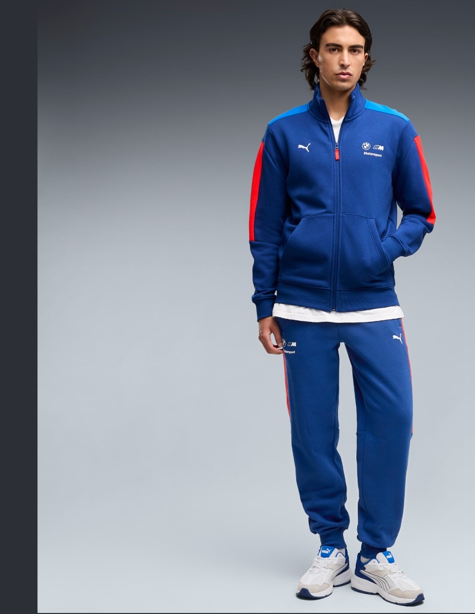Chamarra casual Bmw Mms Mt7 con bolsillos para hombre