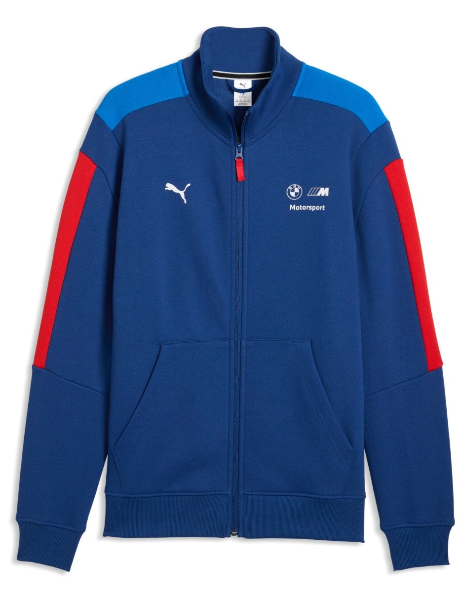 Chamarra casual Bmw Mms Mt7 con bolsillos para hombre