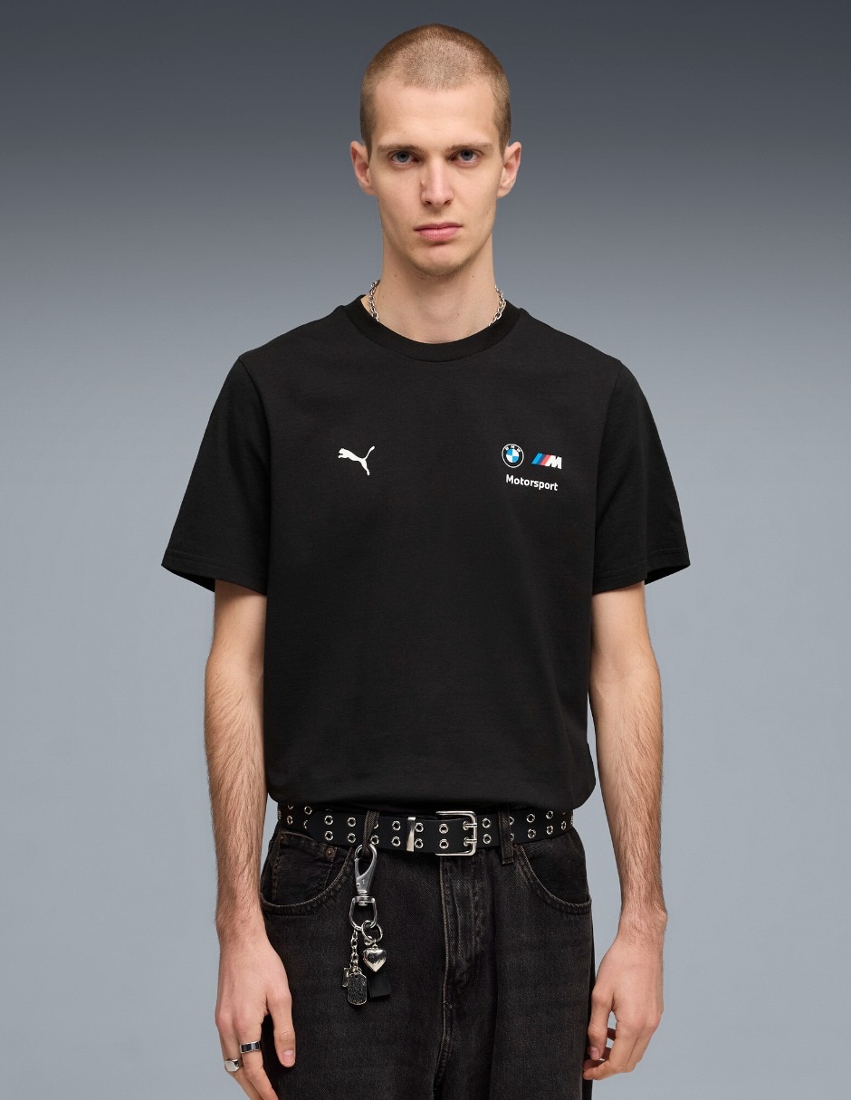 Playera bmw mms ess logo tee cuello redondo para hombre Playera bmw mms ess logo tee cuello redondo para hombre