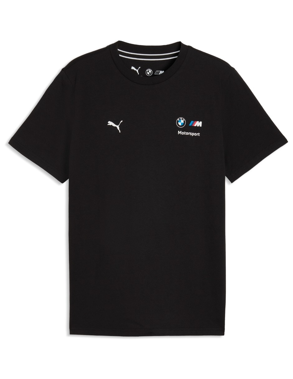 Playera bmw mms ess logo tee cuello redondo para hombre 4