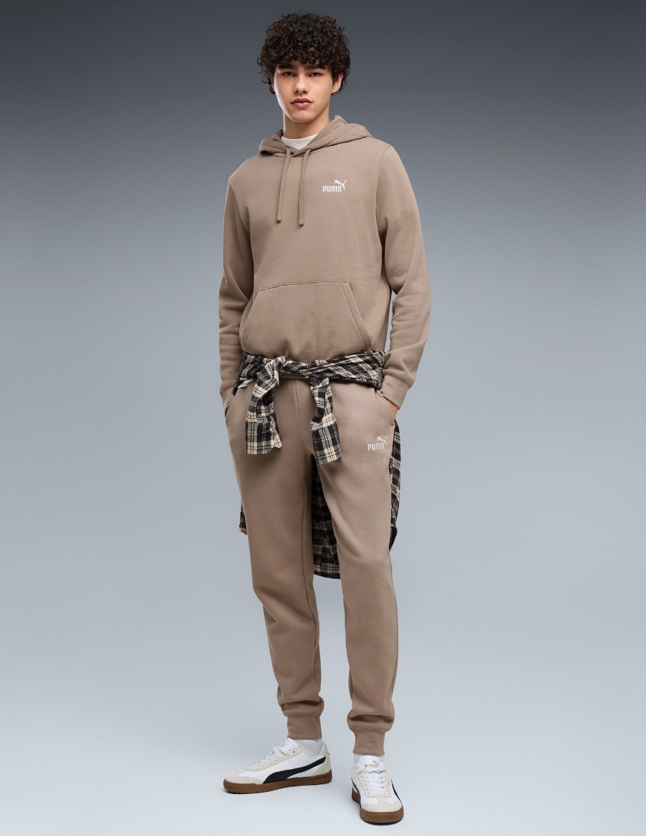 Pants regular ess no 1 logo sweatpants fl cl s con elástico para hombre 4