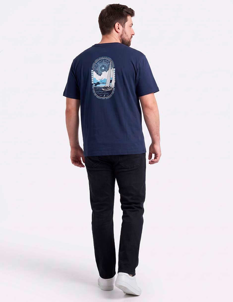 Playera cuello redondo para hombre 4