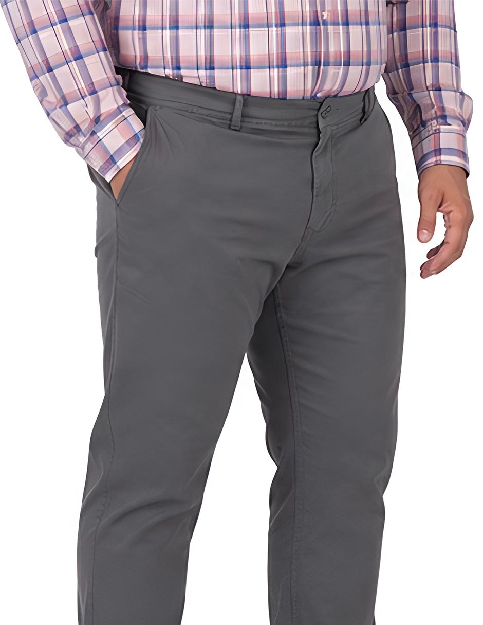 Pantalón casual chino regular para hombre 4