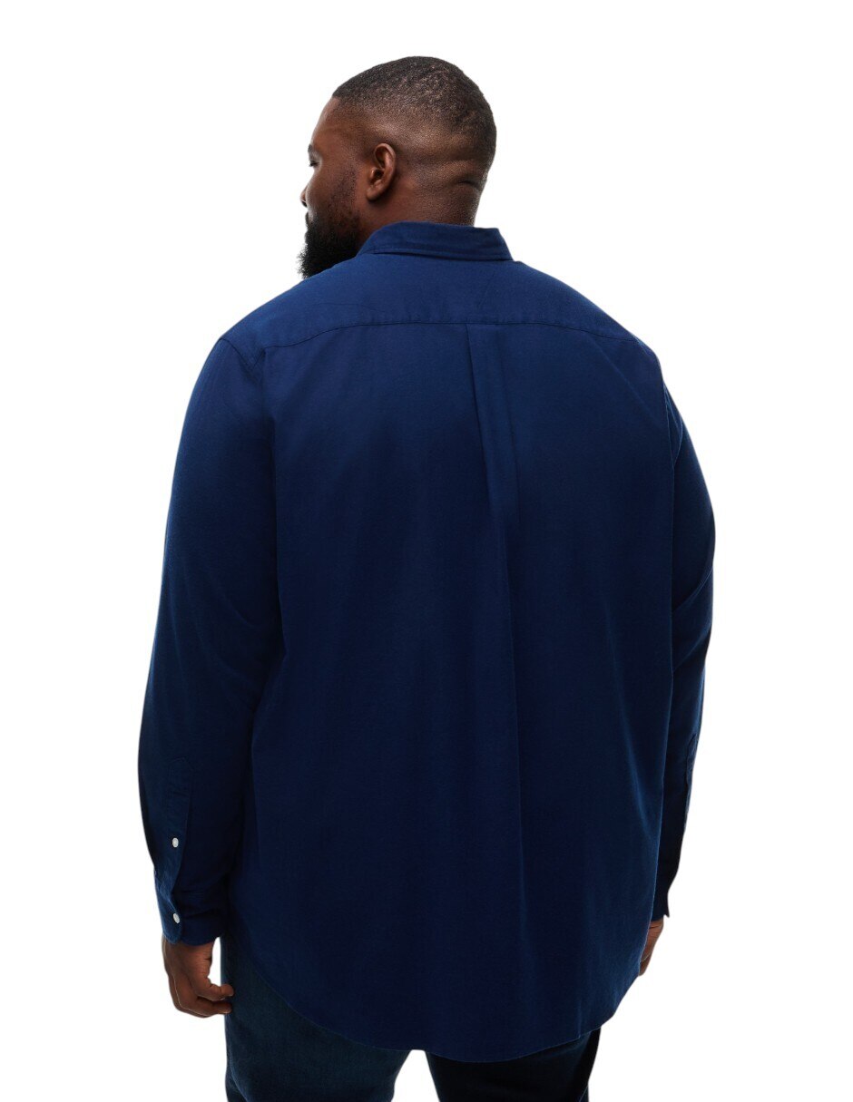 Camisa casual de algodón manga larga para hombre 2