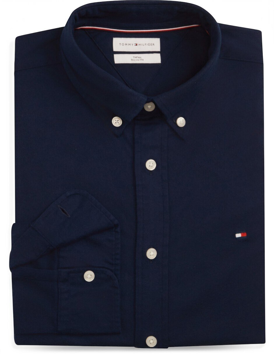 Camisa casual de algodón manga larga para hombre 5