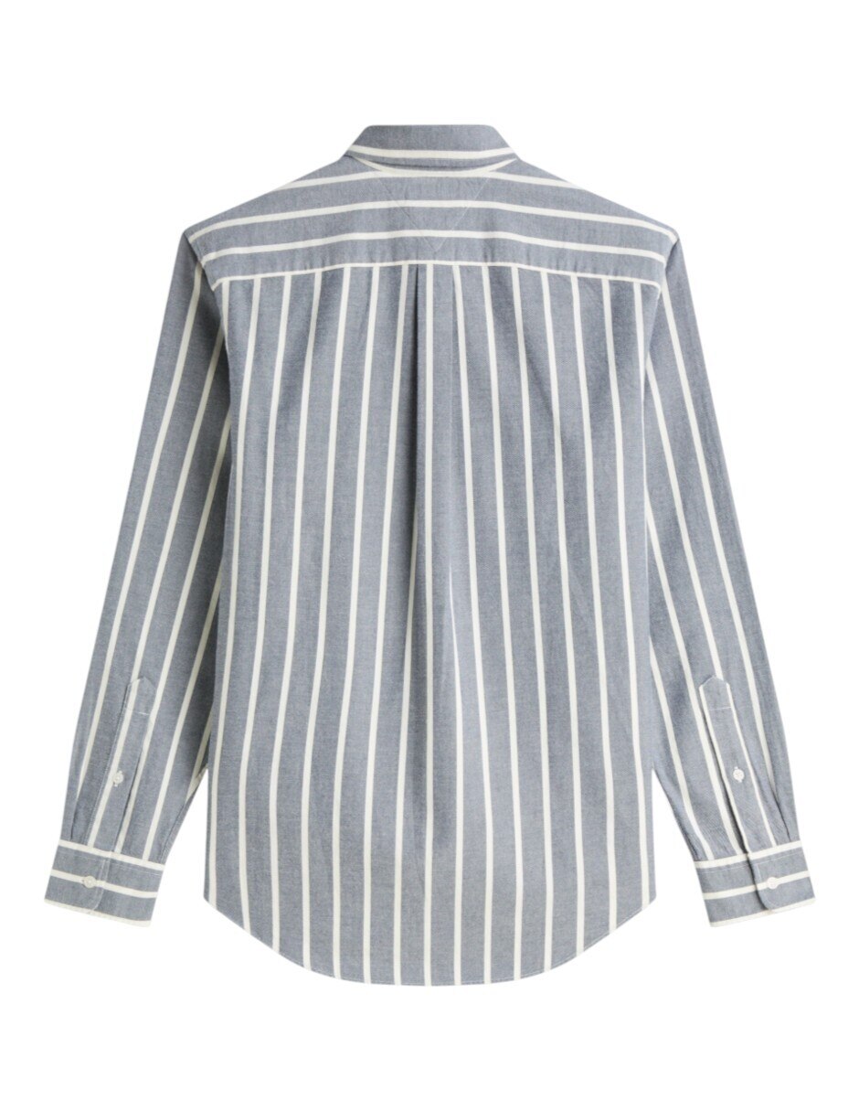 Camisa casual de algodón manga larga para hombre 2