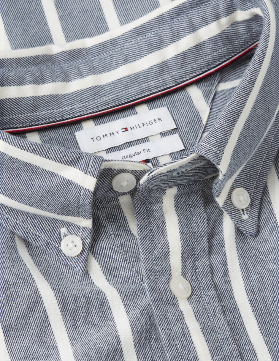 Camisa casual de algodón manga larga para hombre 3