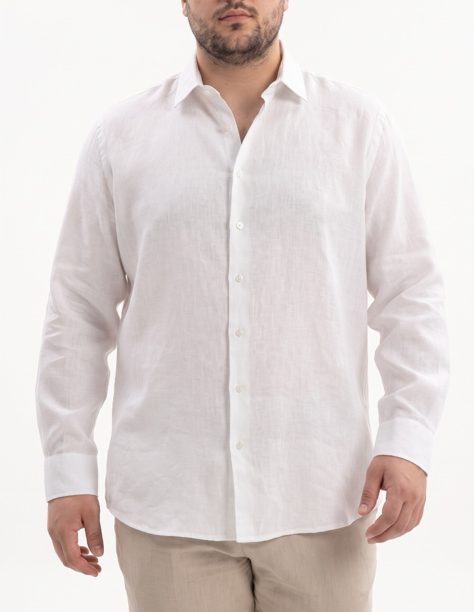 Camisa de vestir manga larga para hombre 4