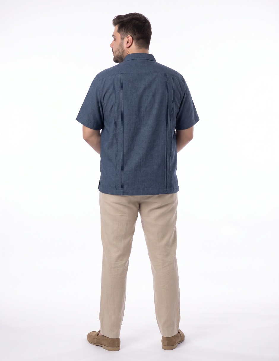 Guayabera manga corta para hombre 2