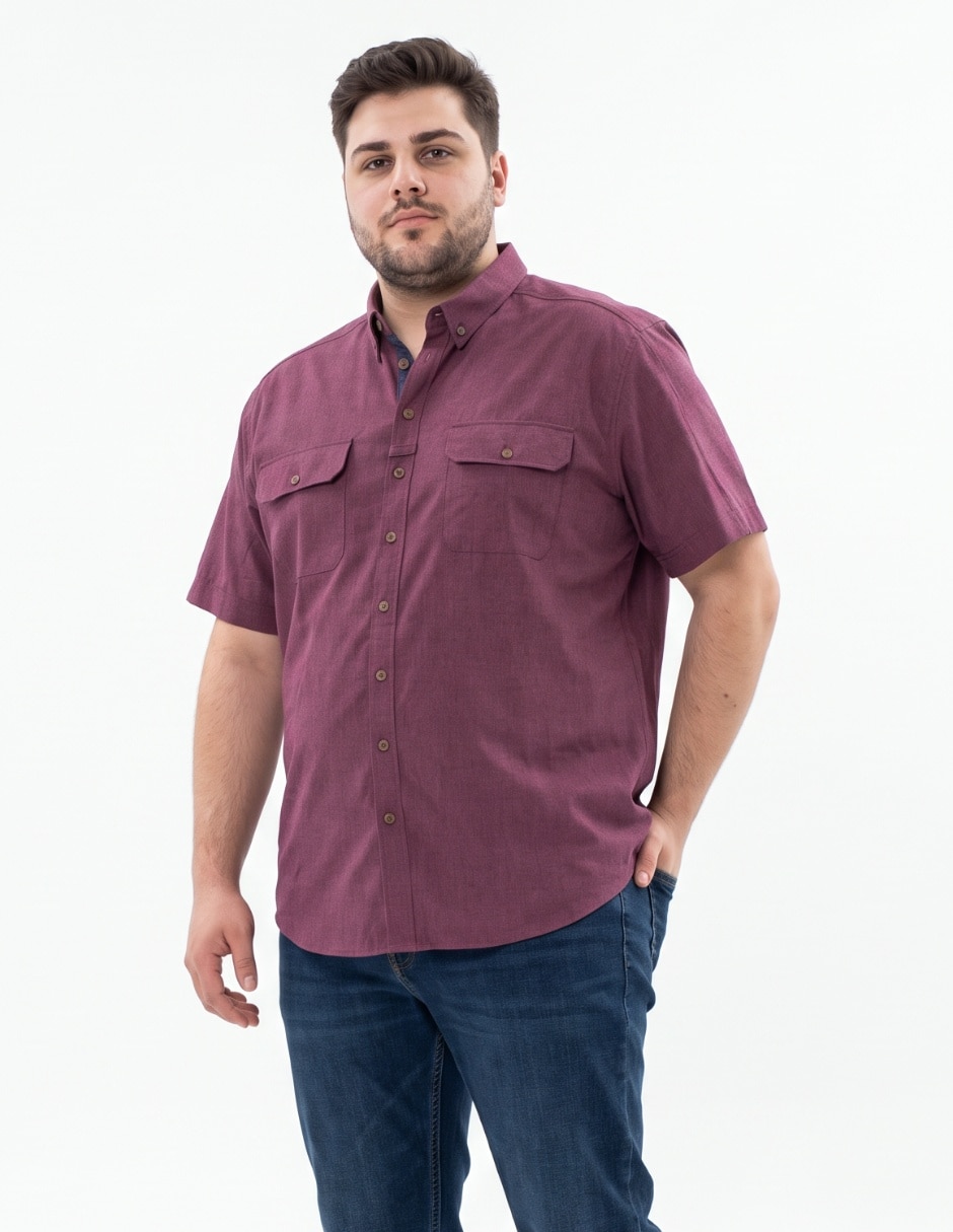 Camisa casual manga corta para hombre Camisa casual manga corta para hombre