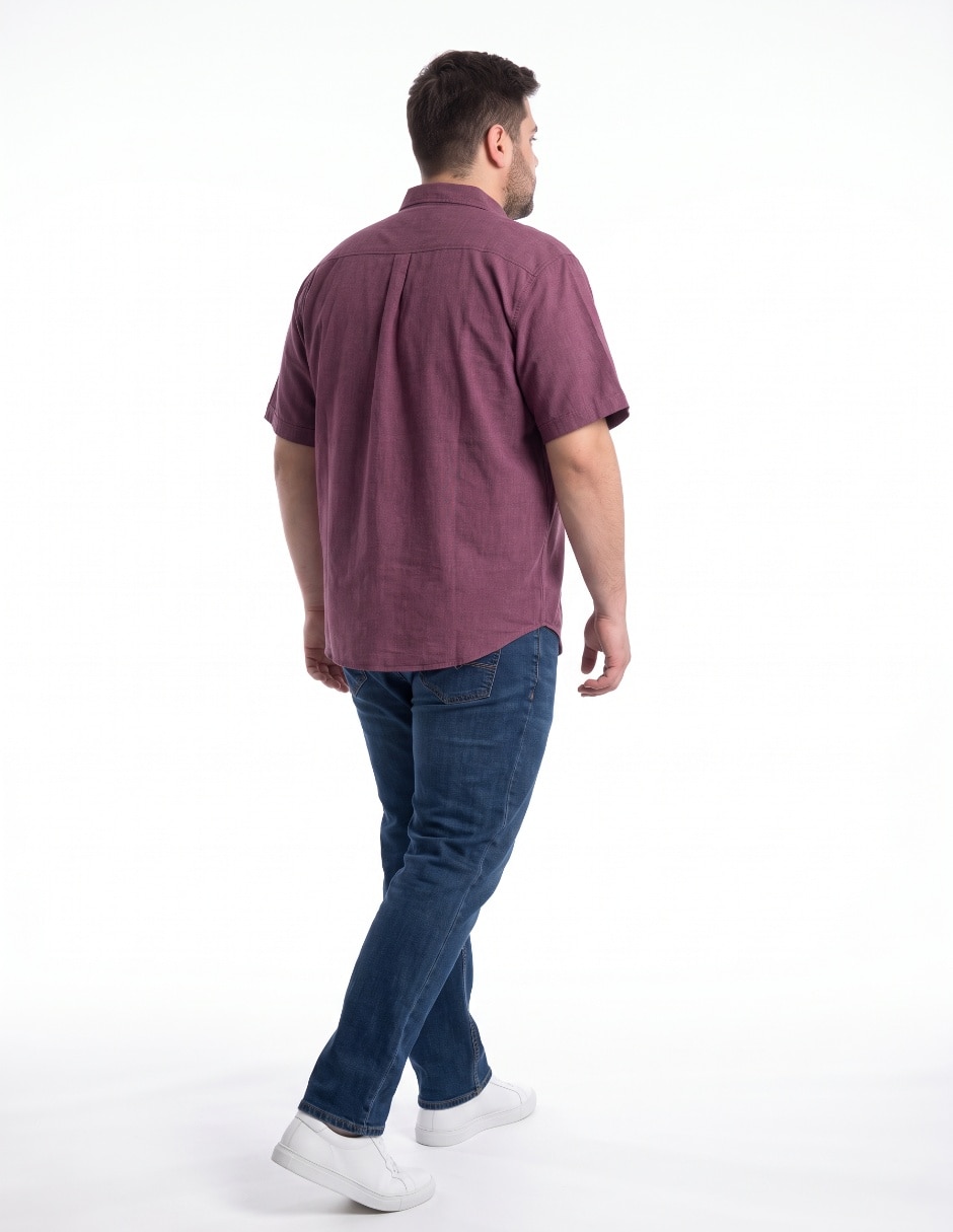 Camisa casual manga corta para hombre 2