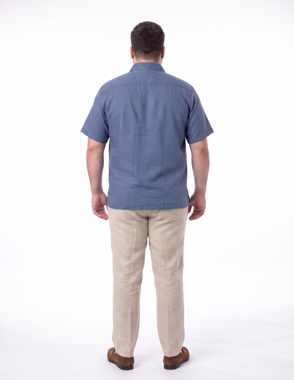 Guayabera manga corta para hombre 2