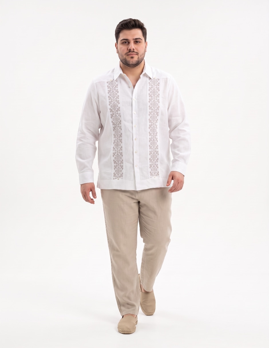 Guayabera manga corta para hombre 3