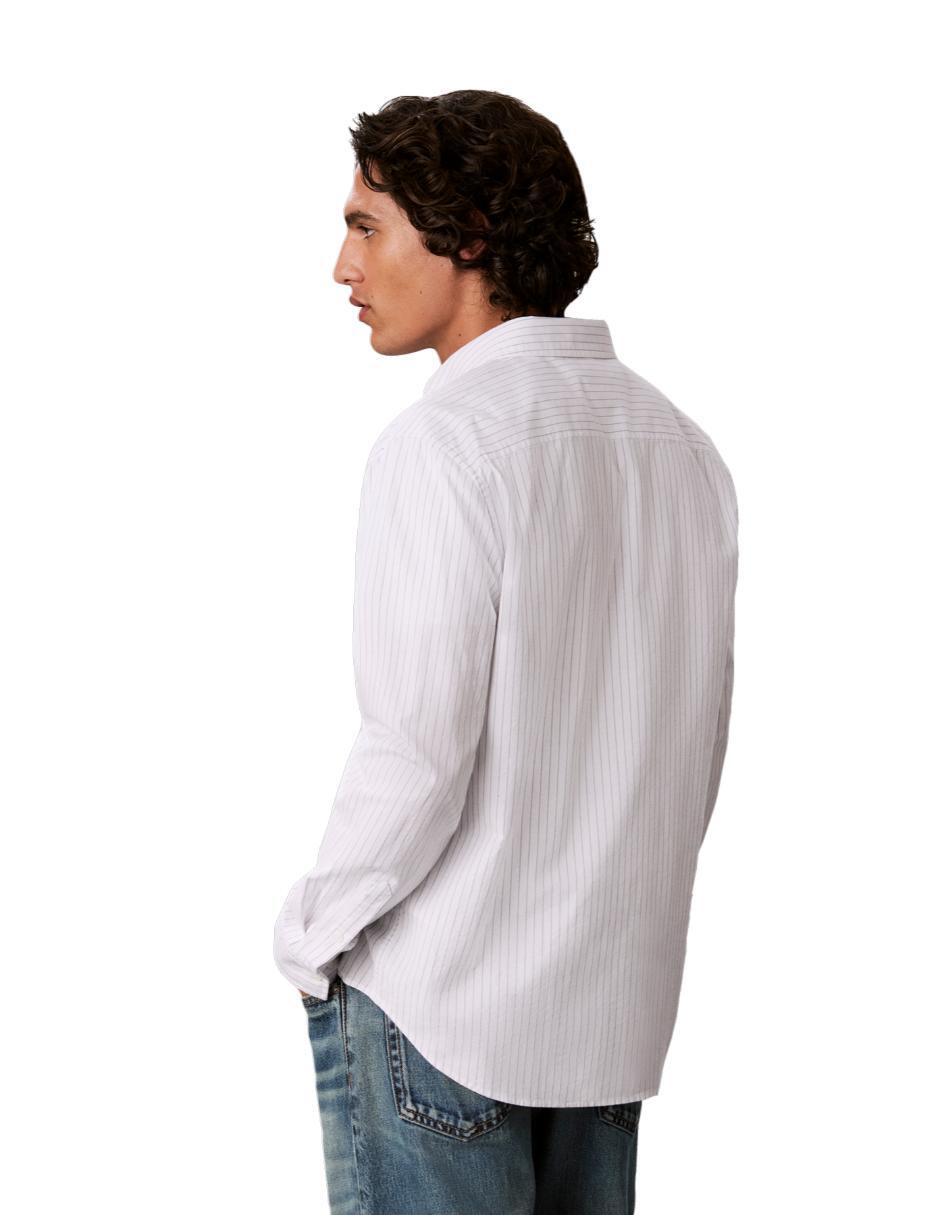 Camisa business casual oxford shirts manga larga para hombre 5