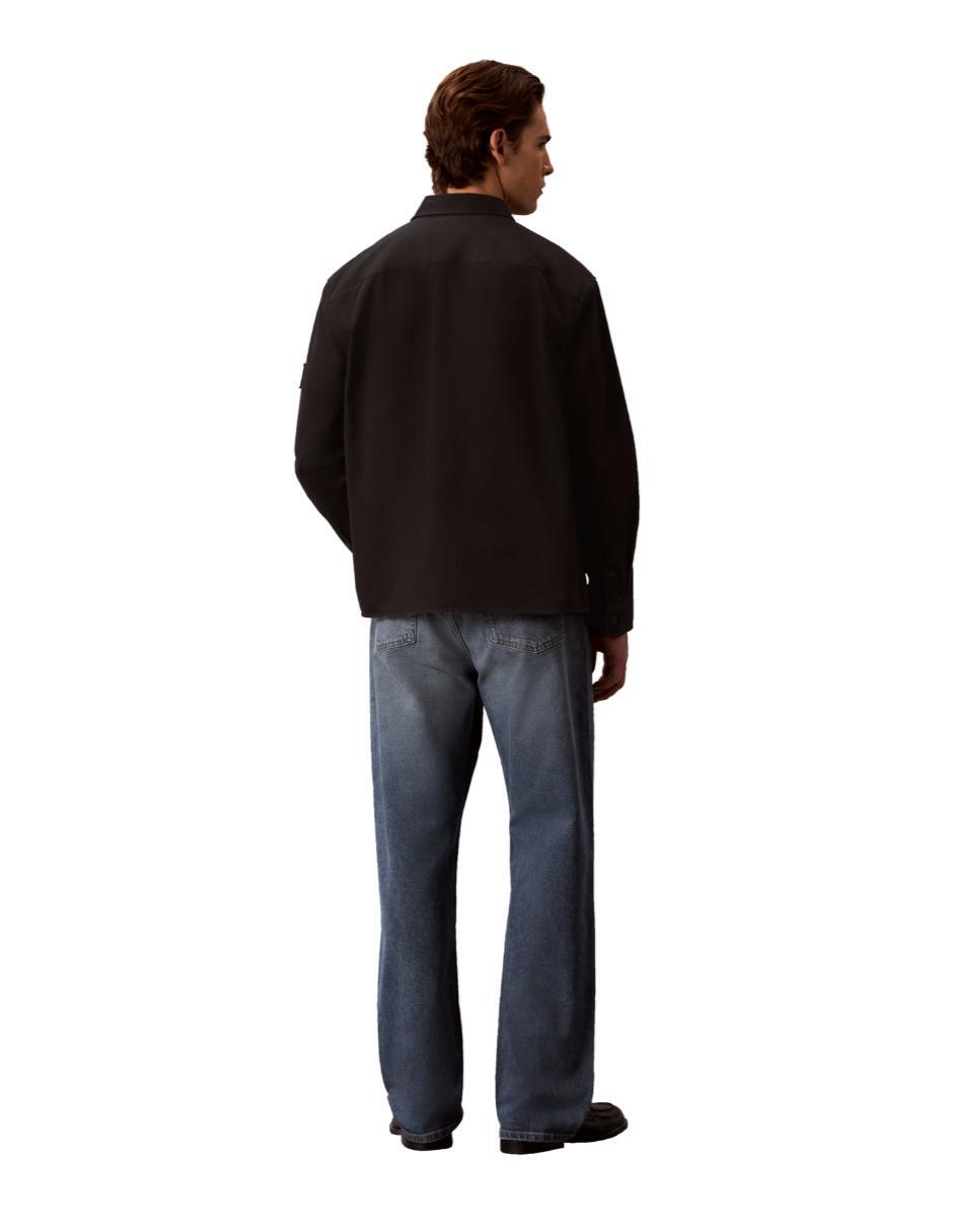 Jeans relaxed straight deslavado para hombre 3