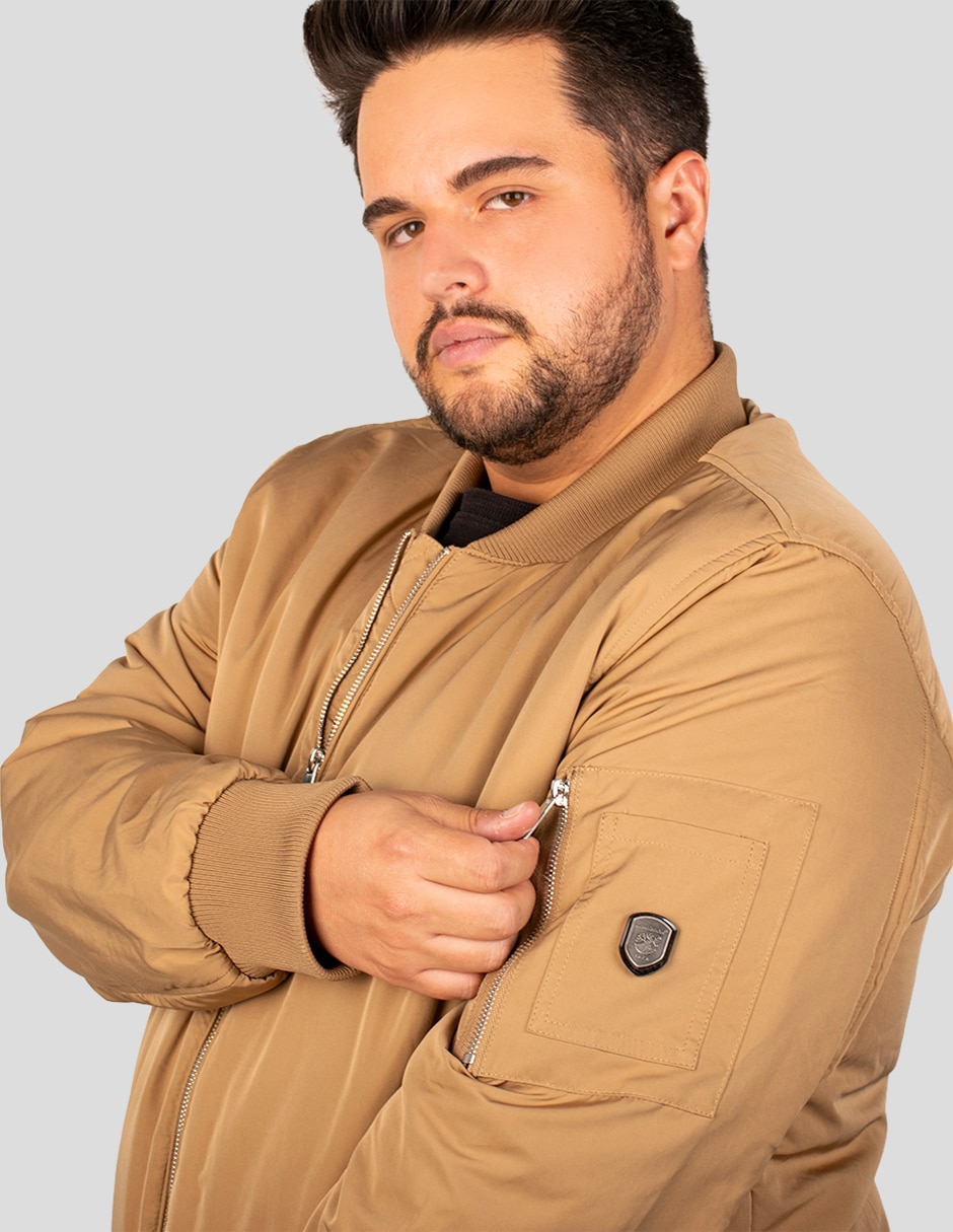 Chamarra casual con bolsillos para hombre 3