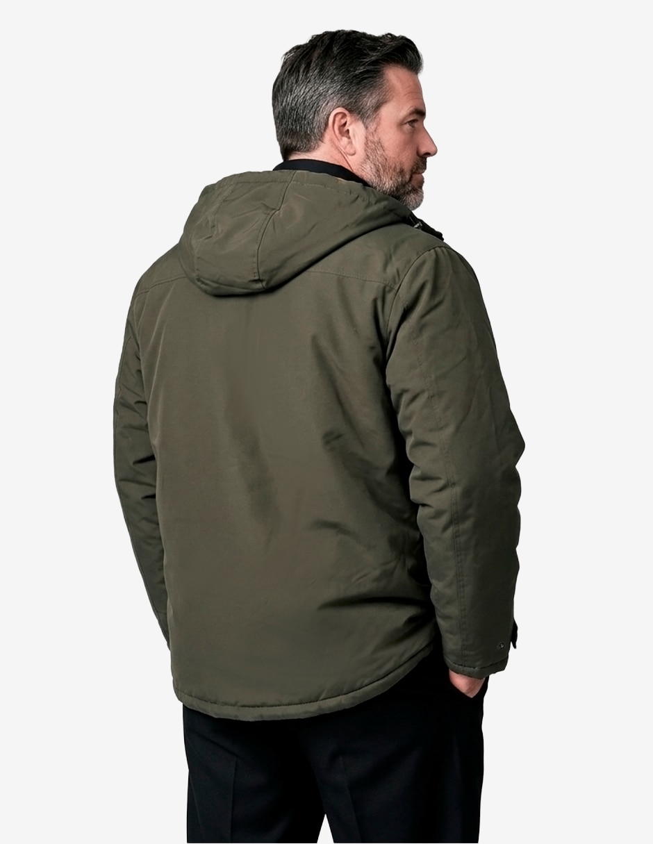 Chamarra parka reversible para hombre 3