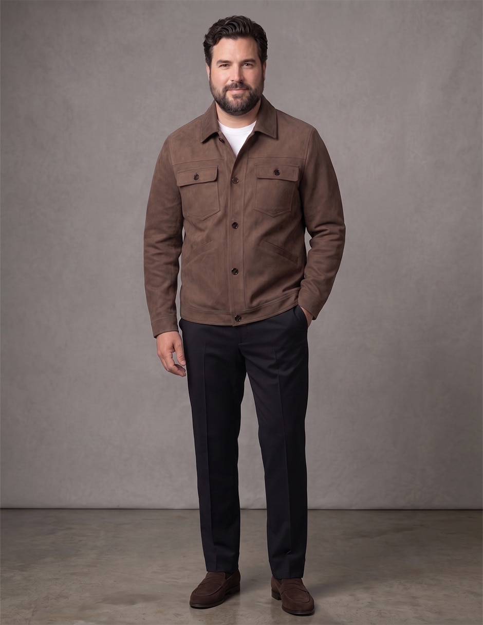 Chamarra casual con bolsillos para hombre 3