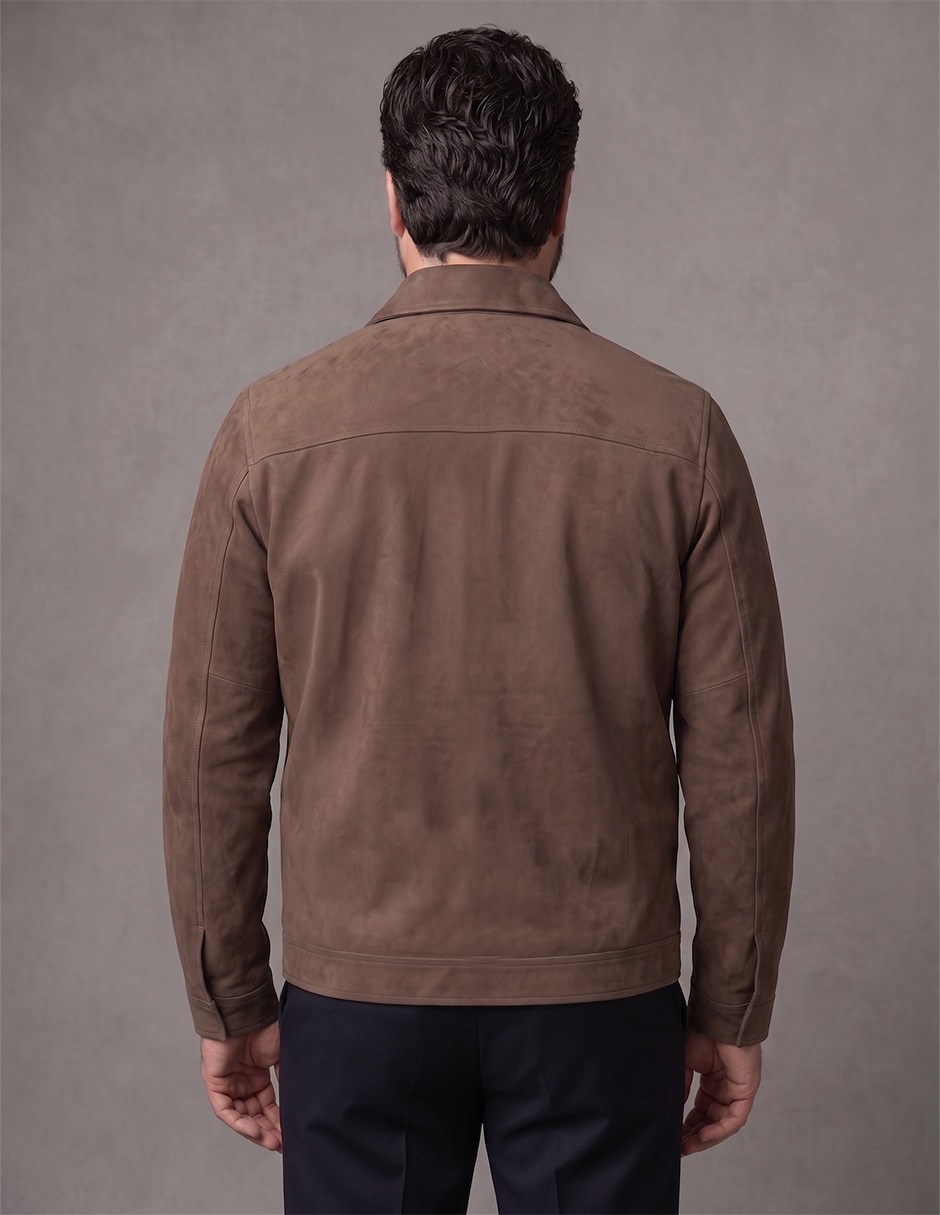 Chamarra casual con bolsillos para hombre 4