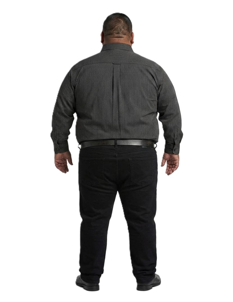 Camisa casual manga larga para hombre 2