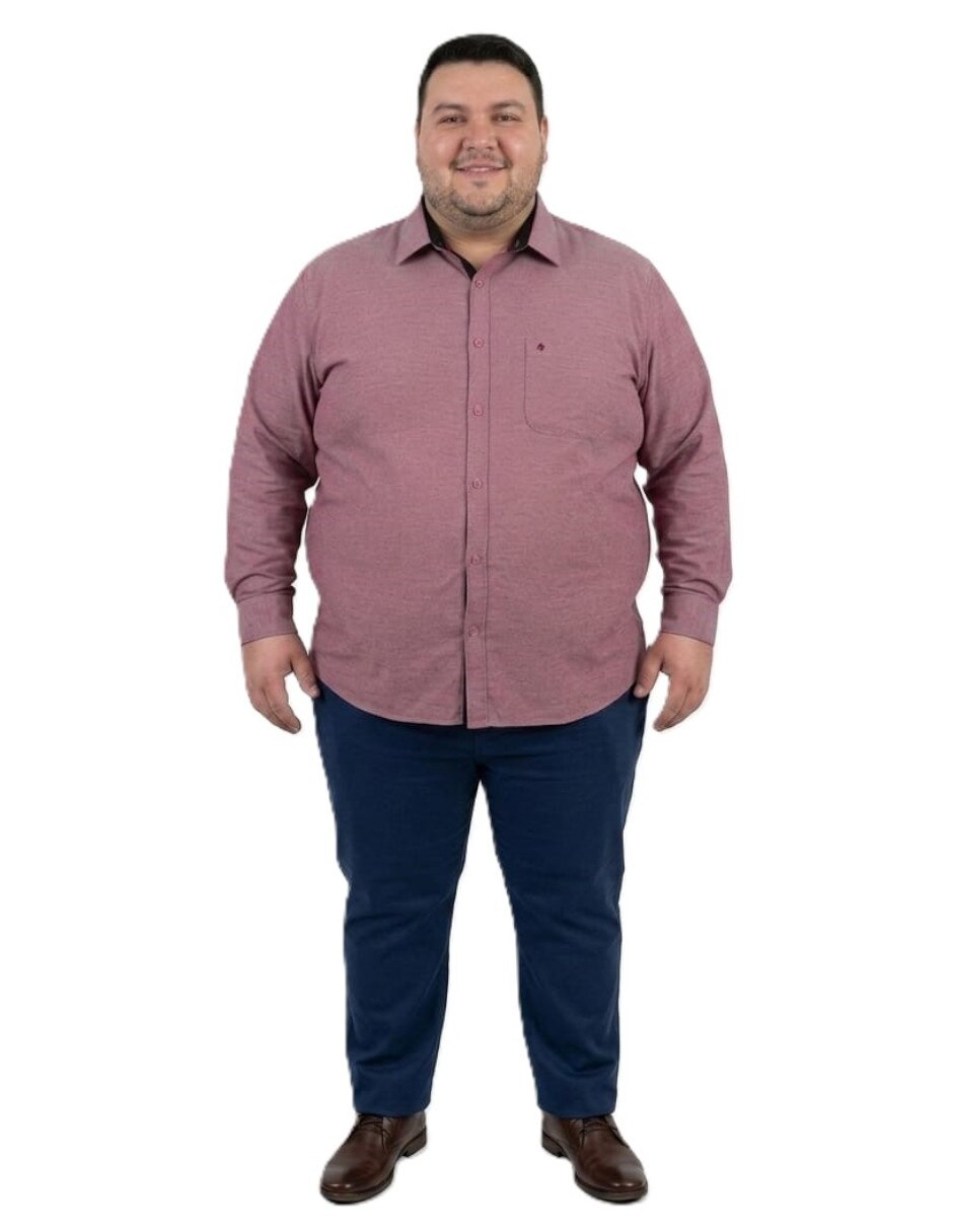 Camisa casual manga larga para hombre 3