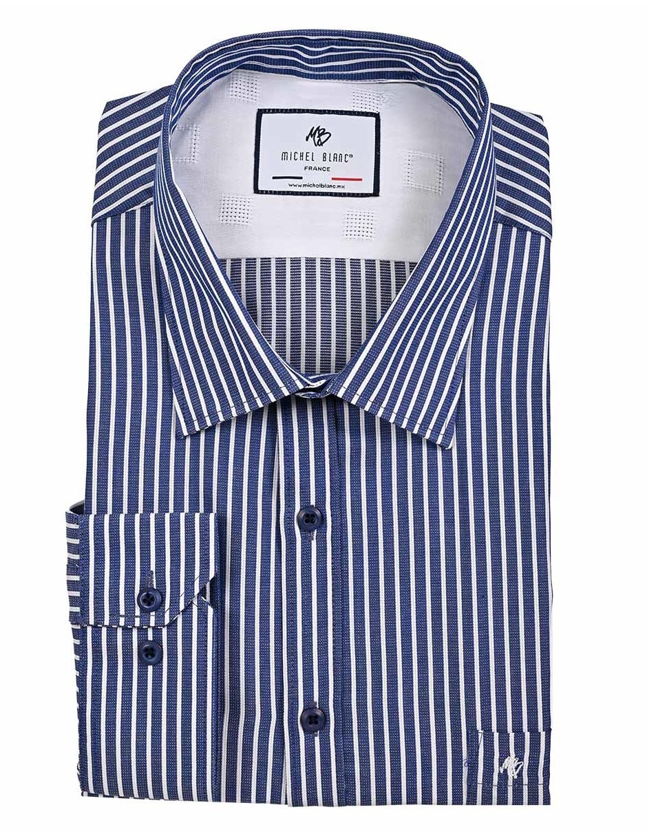 Camisa casual manga larga para hombre 5