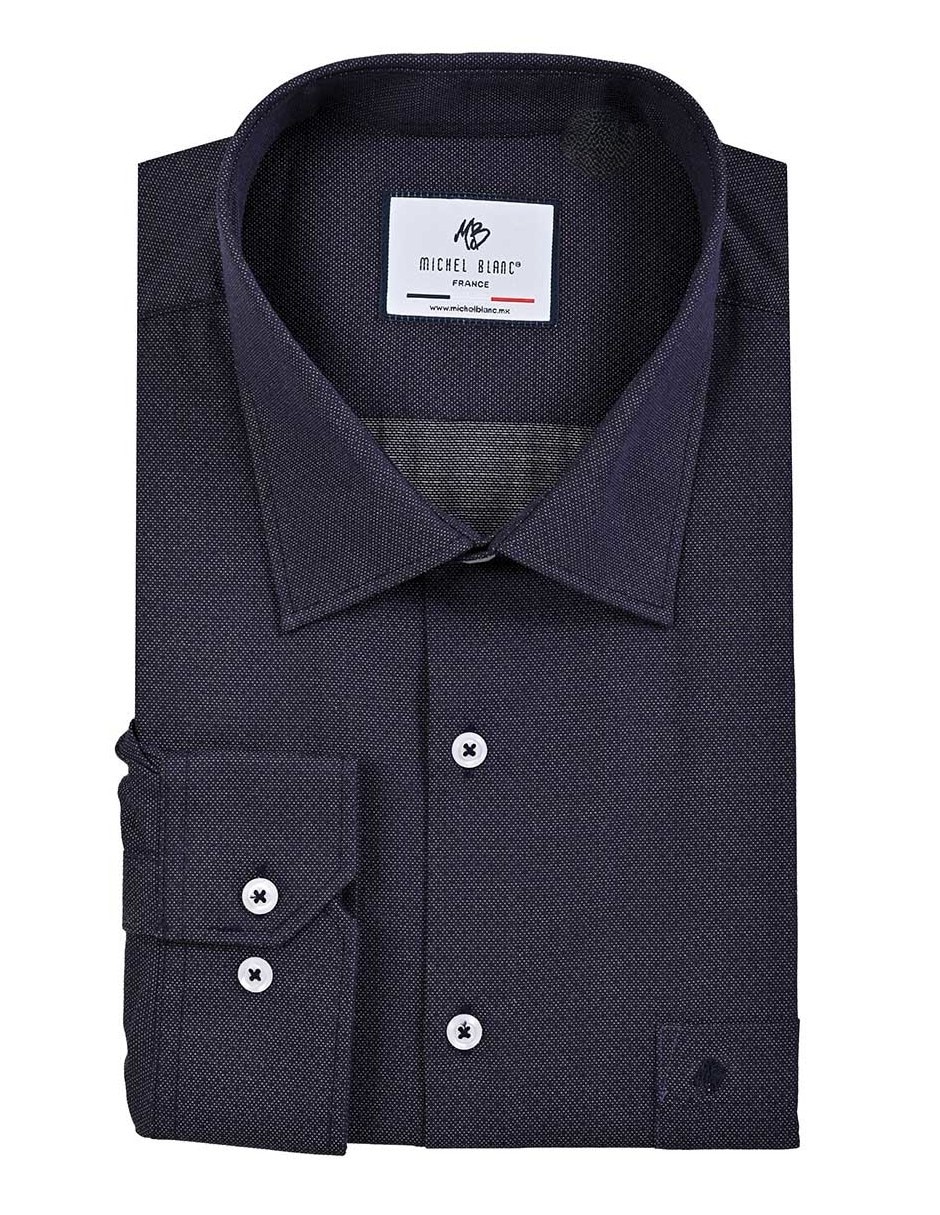 Camisa casual manga larga para hombre 5