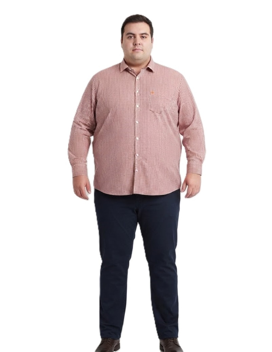 Camisa casual manga larga para hombre 3