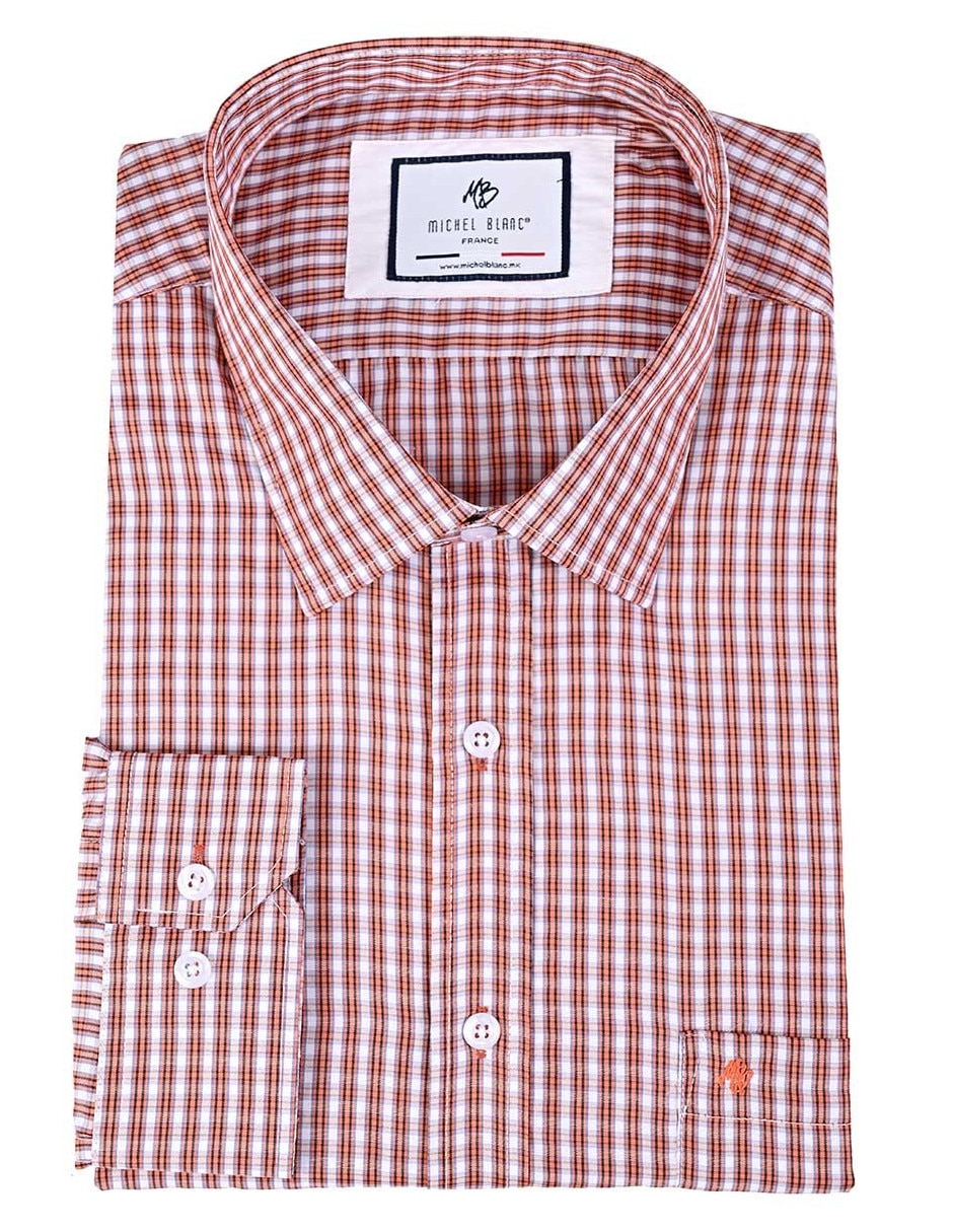 Camisa casual manga larga para hombre 4