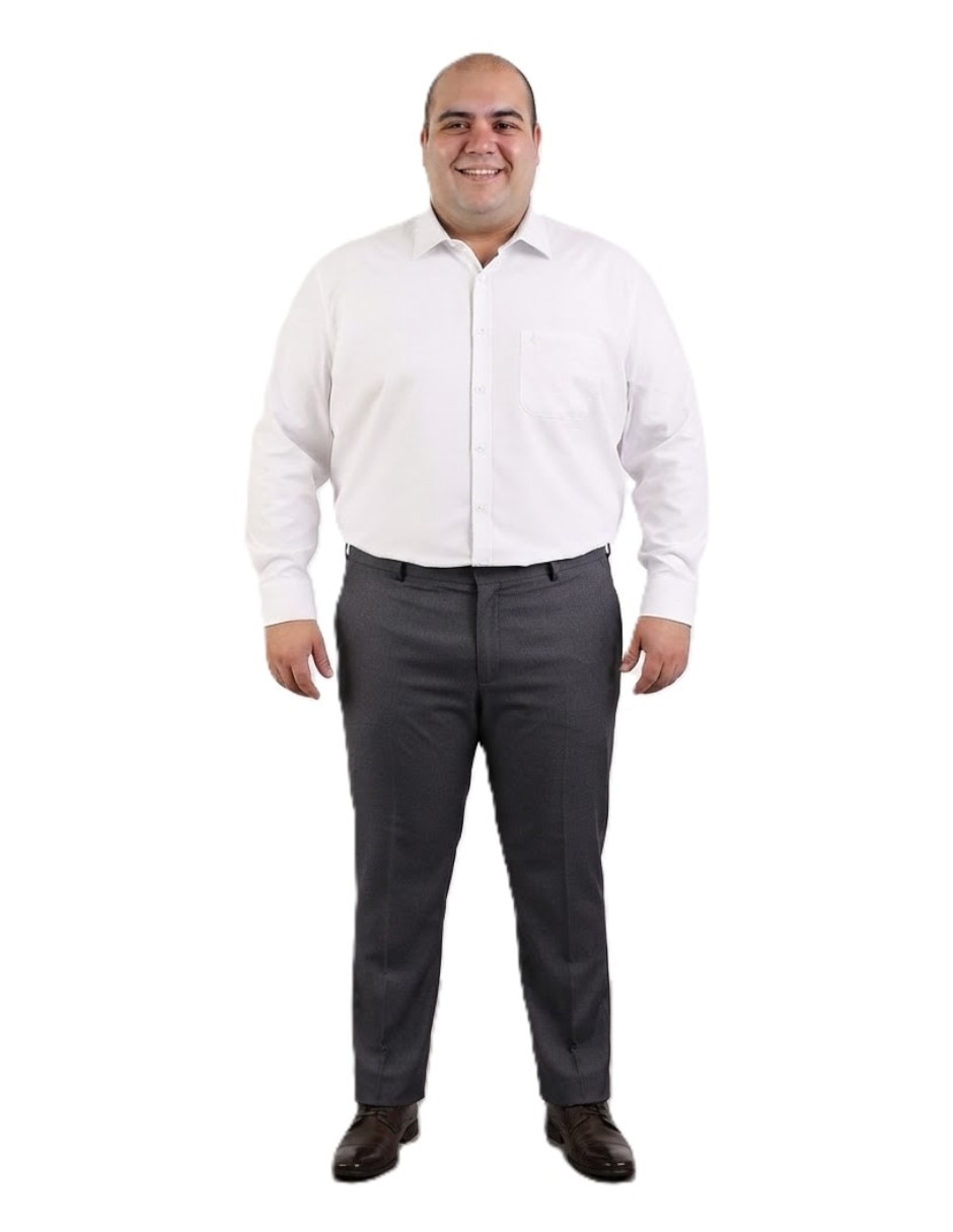 Camisa casual manga larga para hombre 3
