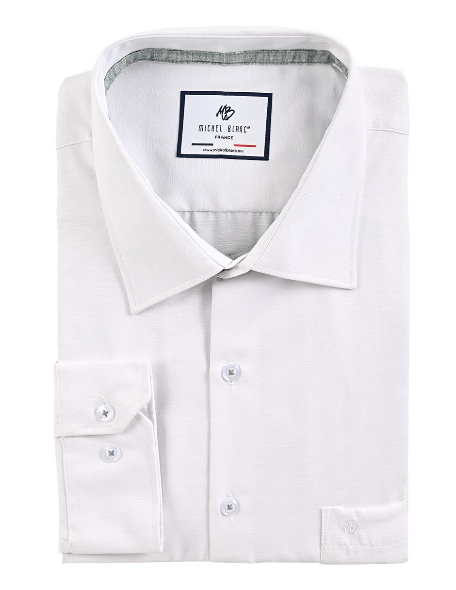 Camisa casual manga larga para hombre 4