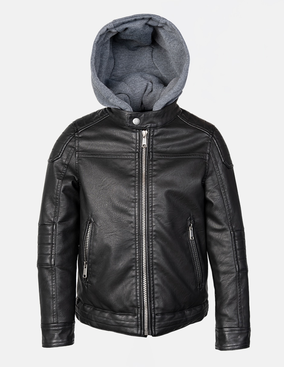 Chamarra Biker para niño 4